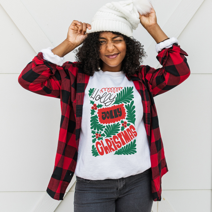 Holly Jolly Christmas Sweatshirt | Holiday Crewneck | Winter