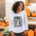  Spooky Ghost Crewneck Sweatshirt | Halloween Graphic | Holiday