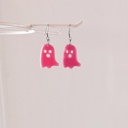  Pink Ghost Earrings