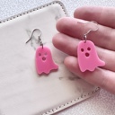  Pink Ghost Earrings