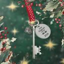  Personalized Address Key and House Charm Ornament