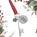  Personalized Address Key and House Charm Ornament