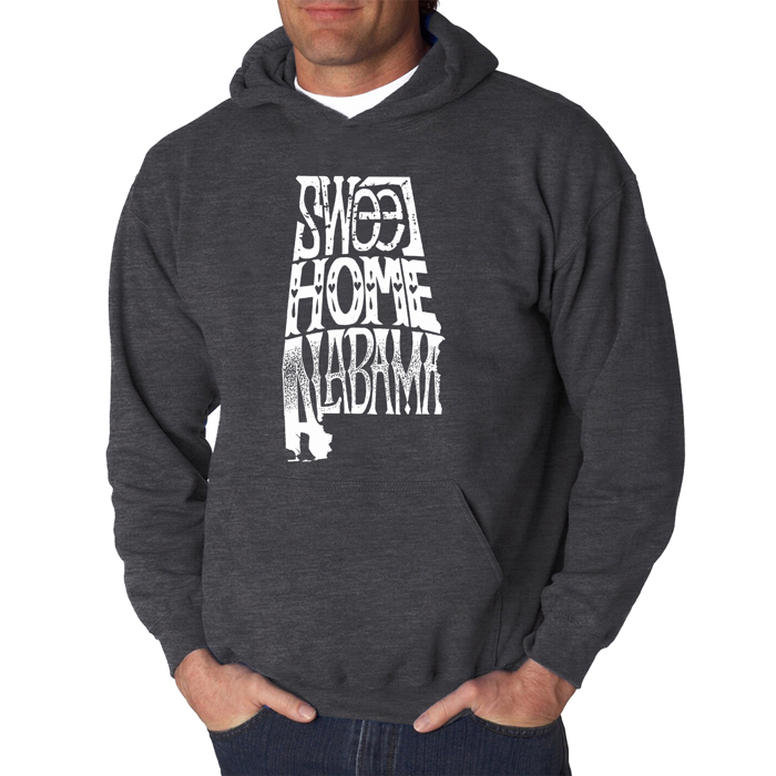 Sweet Home Alabama - Men's Word Art Hooded Sweatshirt
