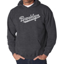 Gray XL Brooklyn Neighborhoods - Men's Word Art Hooded Sweatshirt