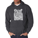  Big Cats - Men's Word Art Hooded Sweatshirt