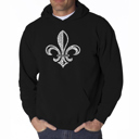 Black Small LYRICS TO WHEN THE SAINTS GO MARCHING IN - Men's Word Art Hooded Sweatshirt