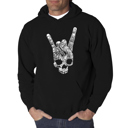  Heavy Metal Genres - Men's Word Art Hooded Sweatshirt