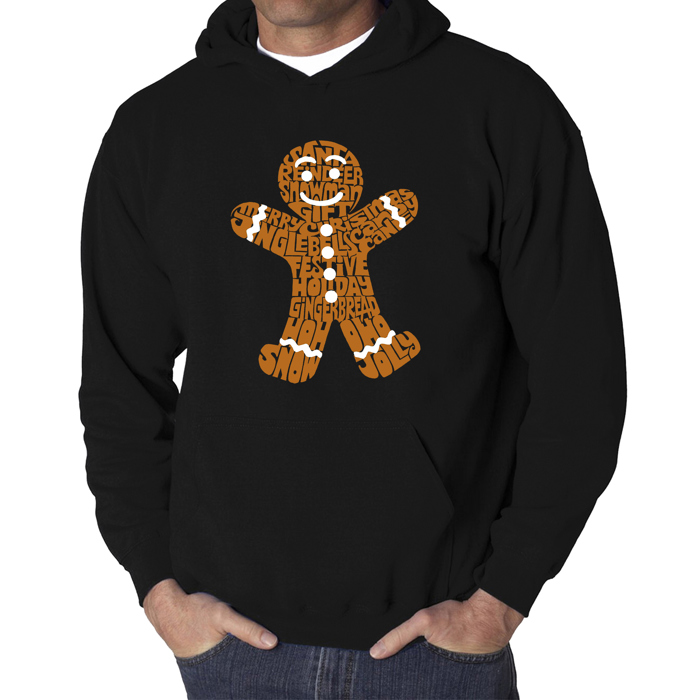 Gingerbread - Men's Word Art Hooded Sweatshirt
