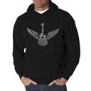 Black XXXL Amazing Grace - Men's Word Art Hooded Sweatshirt