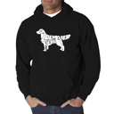  Golden Retreiver - Men's Word Art Hooded Sweatshirt