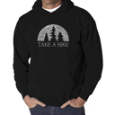 Black Small Nature Lover - Men's Word Art Hooded Sweatshirt