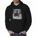 Black XXXXL POPULAR HORSE BREEDS - Men's Word Art Hooded Sweatshirt