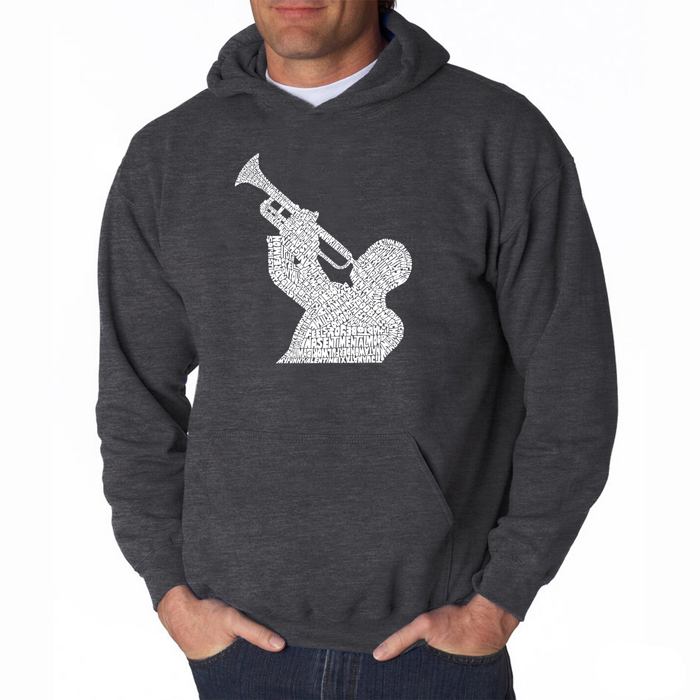 All Time Jazz Songs - Mens Word Art Hooded Sweatshirt