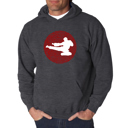Gray XXXL Types of Martial Arts - Men's Word Art Hooded Sweatshirt