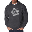 Gray XXL Mahalo - Men's Word Art Hooded Sweatshirt