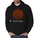 Black XXXXL Occupy Mars - Men's Word Art Hooded Sweatshirt