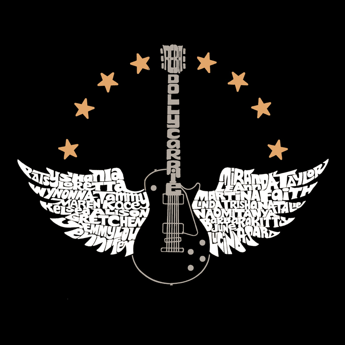 Country Female Singers - Men's Word Art Hooded Sweatshirt