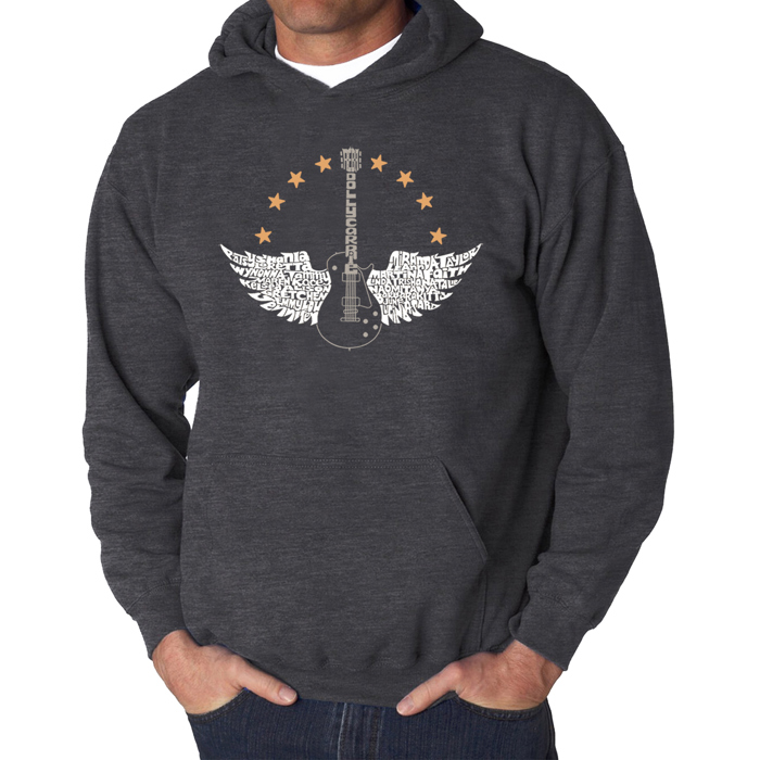 Country Female Singers - Men's Word Art Hooded Sweatshirt