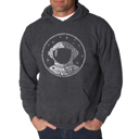 Gray Large I Need My Space Astronaut - Men's Word Art Hooded Sweatshirt