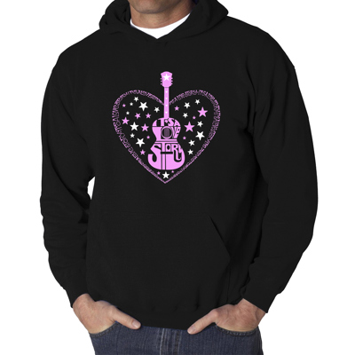 It's A Love Story - Men's Word Art Hooded Sweatshirt