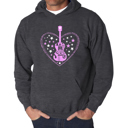 Gray Small It's A Love Story - Men's Word Art Hooded Sweatshirt