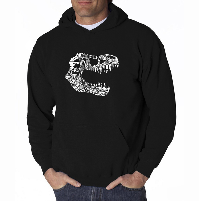 Trex - Mens Word Art Hooded Sweatshirt