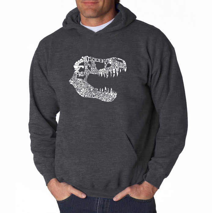 Trex - Mens Word Art Hooded Sweatshirt