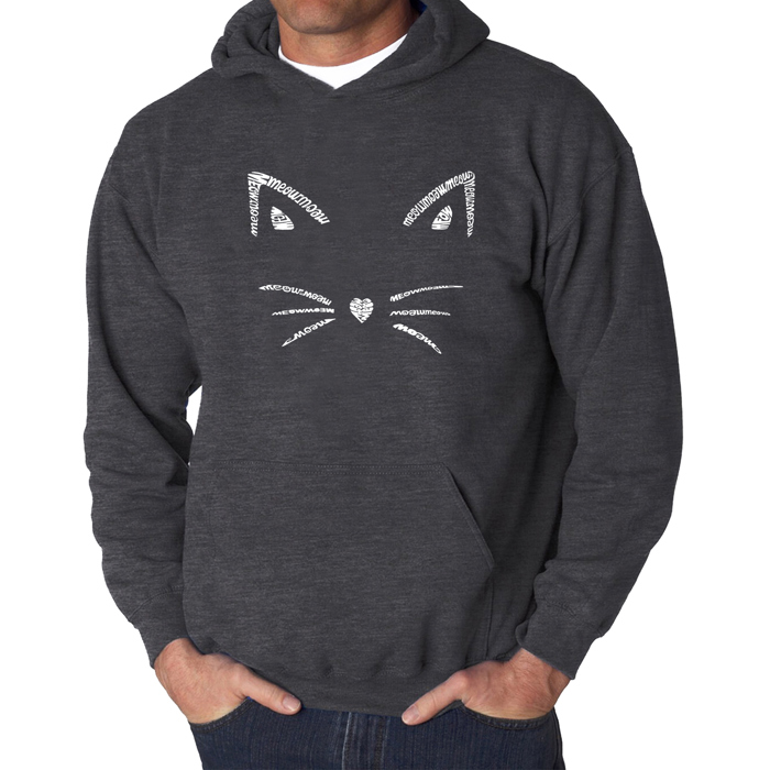 Whiskers - Men's Word Art Hooded Sweatshirt