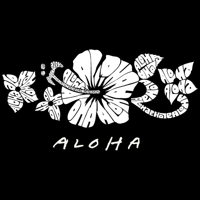 Aloha - Men's Word Art Crewneck Sweatshirt