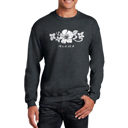 Gray XXL Aloha - Men's Word Art Crewneck Sweatshirt