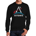 Black XXXL NASA Artemis Logo - Men's Word Art Crewneck Sweatshirt