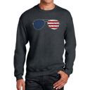 Gray Small Americana Sunglasses - Men's Word Art Crewneck Sweatshirt