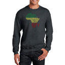  Countries In Africa - Mens Word Art Crewneck Sweatshirt