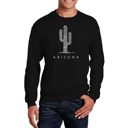 Black XL Arizona Cities - Mens Word Art Crewneck Sweatshirt