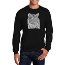  Big Cats - Mens Word Art Crewneck Sweatshirt