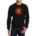 Colorado - Mens Word Art Crewneck Sweatshirt