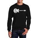 Black XL Come Together - Men's Word Art Crewneck Sweatshirt