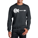 Gray Small Come Together - Men's Word Art Crewneck Sweatshirt