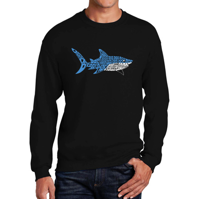 Daddy Shark - Mens Word Art Crewneck Sweatshirt