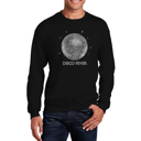 Black Small Disco Ball - Mens Word Art Crewneck Sweatshirt
