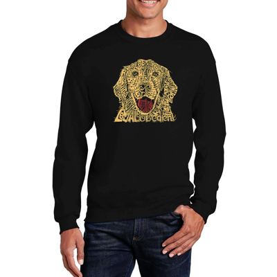 Dog - Mens Word Art Crewneck Sweatshirt