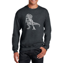  Dino Pics - Mens Word Art Crewneck Sweatshirt