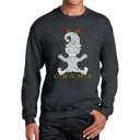 Gray XXXXL Christmas Elf - Men's Word Art Crewneck Sweatshirt