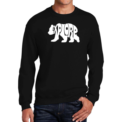 Explore - Men's Word Art Crewneck Sweatshirt