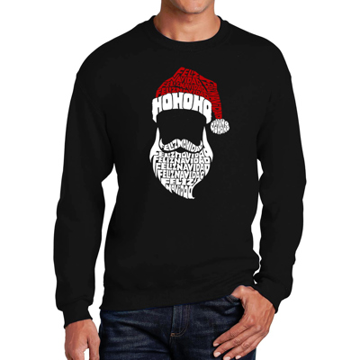 Feliz Navidad Santa Claus - Men's Word Art Crewneck Sweatshirt