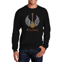  Free Bird - Men's Word Art Crewneck Sweatshirt