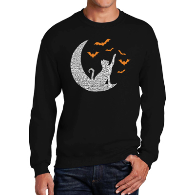 Lunar Bats - Men's Word Art Crewneck Sweatshirt