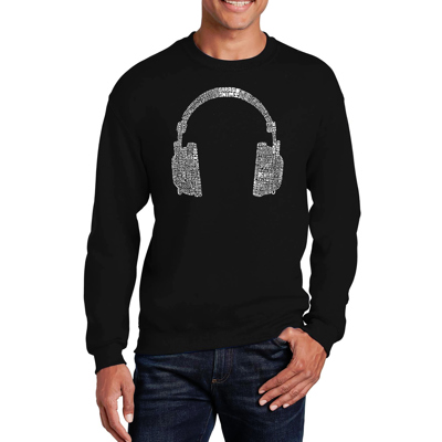 63 Different Genres Of Music - Mens Word Art Crewneck Sweatshirt