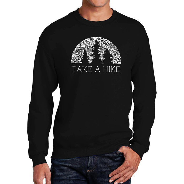Nature Lover - Mens Word Art Crewneck Sweatshirt