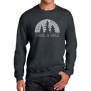 Gray XXXL Nature Lover - Mens Word Art Crewneck Sweatshirt